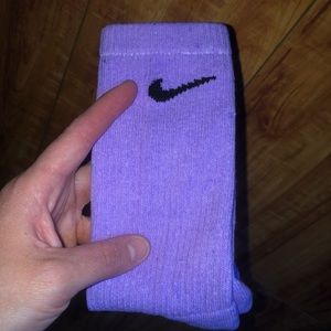 Lavender Nike socks